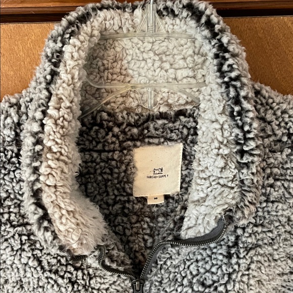 Thread & Supply Charcoal Sherpa Jacket - Picture 2 of 6